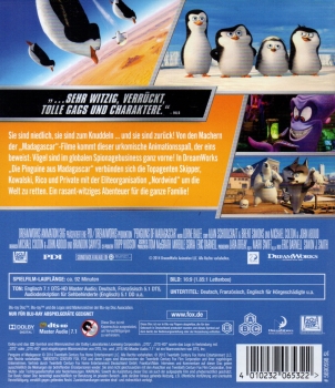 Die Pinguine aus Madagascar - (Vermietrecht) - Einzel-Blu-ray - Neu & OVP